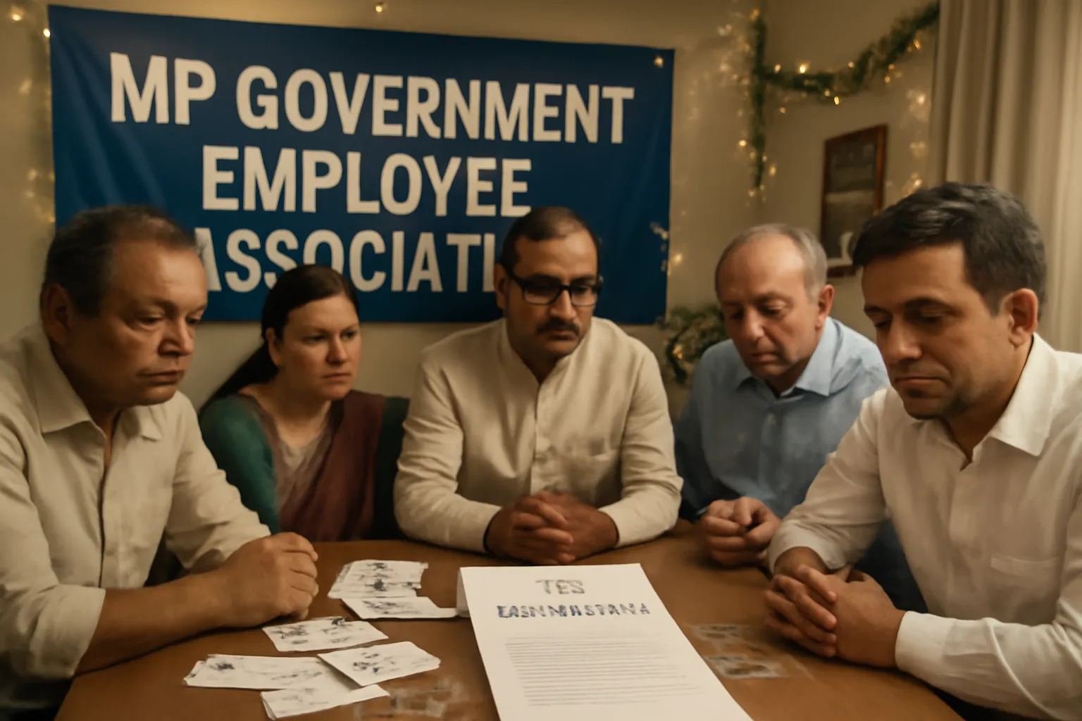 MP Government Employee Association meeting on festival advance.