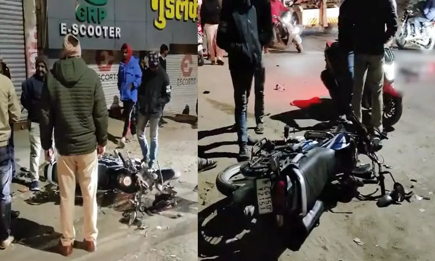 खड़े ट्रक से जा टकराई बाइक: एक युवक की मौके पर मौत, दूसरे की हालत गंभीर |  Ambikapur Ring Road accident bike collided truck man died | Hari Bhoomi