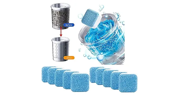 वॉशिंग मशीन क्लीनिंग टैबलेट, Descaling पाउडर टैबलेट, वॉशिंग मशीन डीप क्लीनर, डीप क्लीनर टैबलेट सभी कंपनी के फ्रंट एन डी टॉप लोड रैंडम रंग (50 का पैक) : Amazon.in: स्वास्थ्य और व्यक्तिगत देखभाल