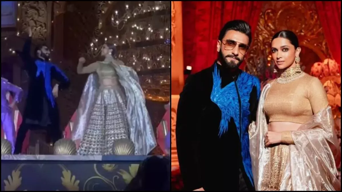 प्रेग्नेंट Deepika Padukone ने राधिका-अनंत की प्री-वेडिंग में किया धमाकेदार डांस, पति रणवीर संग जमाया रंग - Deepika Padukone Dance with Ranveer Singh in pregnancy at Anant Ambani ...