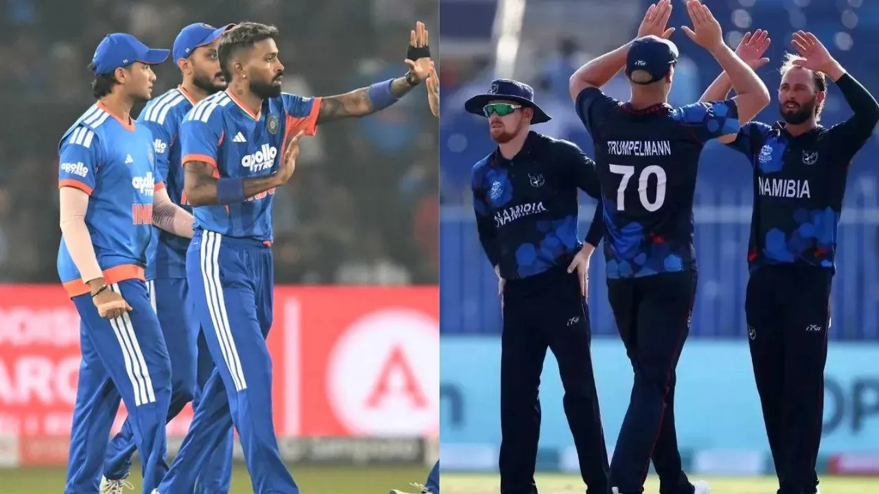 India Playing XI vs Namibia Playing XI - Match No. 18, ICC T20 World Cup  2026