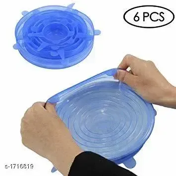 Reusable Storage Bags Leakproof Easy Seal Ziplock Snack Bags for Food Storage Home Organization Eco-friendly 6 Pack transparent