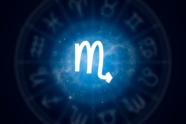 Premium Photo | Zodiac sign Scorpio on a background of the starry sky