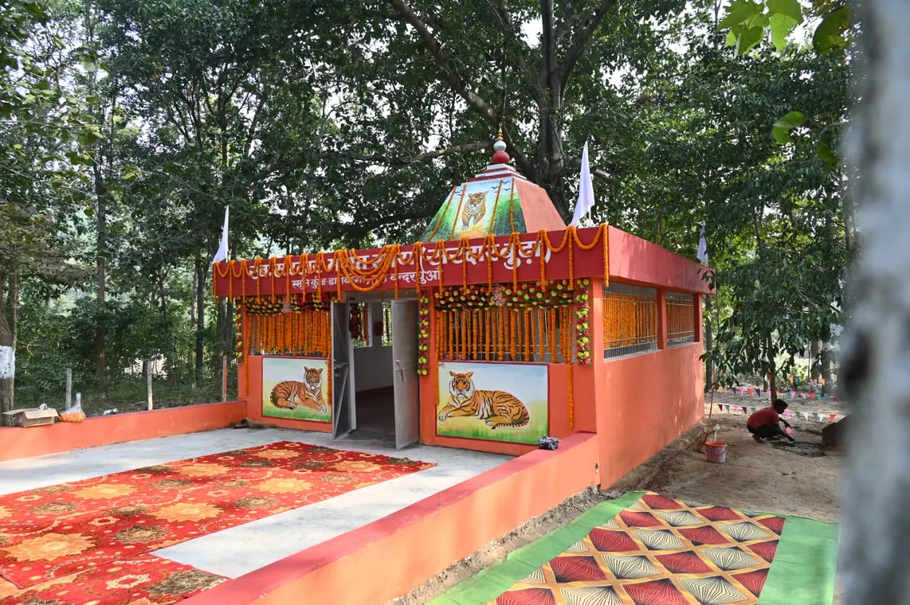 मुख्यमंत्री के पूर्वज स्व. सरदार भगत साय (सरदार बुढ़ा) की स्मृति में मंदिर का कराया गया है निर्माण