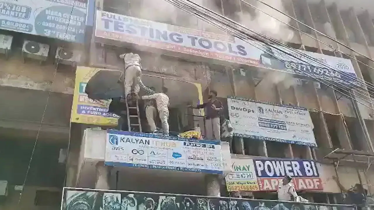 hyderabad coaching fire