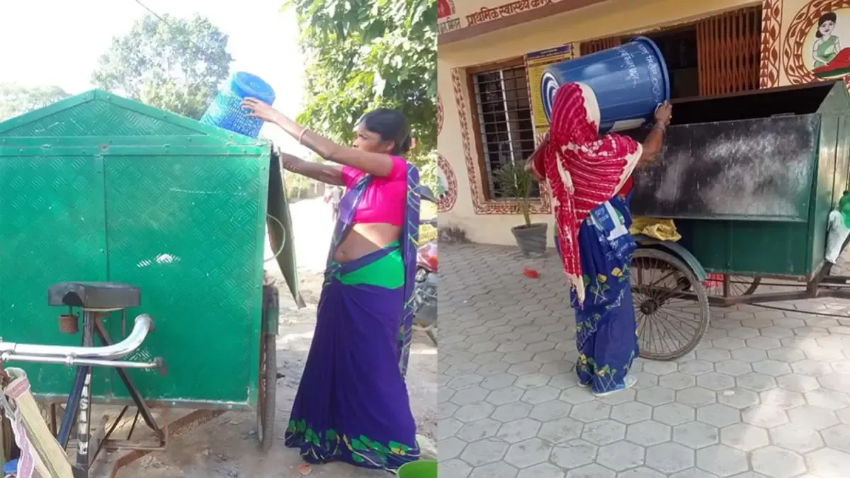 कोतबा में स्वच्छता की विशेष पहल : सभी वार्डों में स्वच्छता दीदियां कर रही  डोर टू डोर कचरा कलेक्शन | Hari Bhoomi