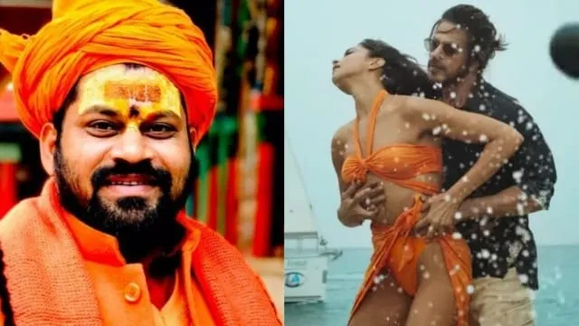 Pathaan Deepika Padukone Bhagwa Bikini Ayodhya Mahant Raju Das Boycott Pathan Trend - India Hindi News - दीपिका की भगवा बिकिनी पर विवाद बढ़ा, अयोध्या के महंत बोले- जिस थिएटर में पठान