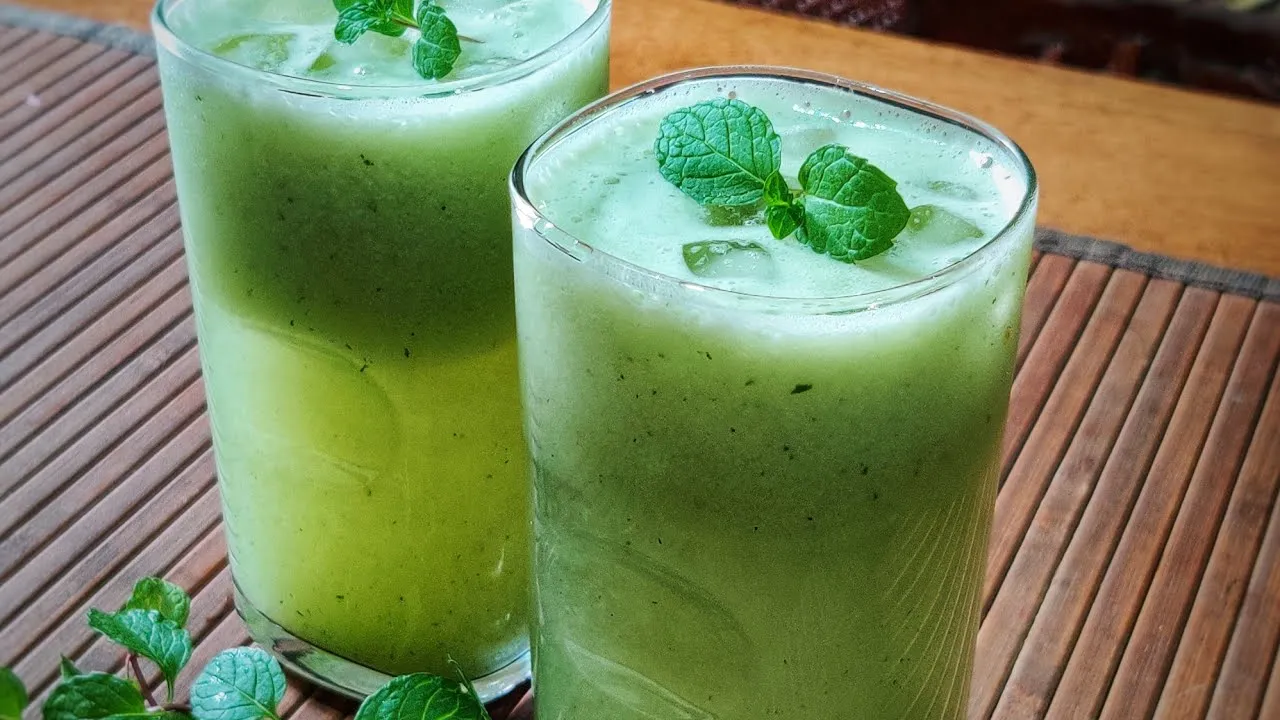 ककड़ी का शरबत - Cucumber Cooler - Cucumber Lemonade ...