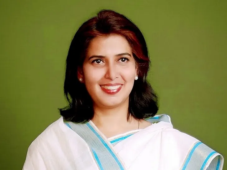 Saroj Pandey: BJP's Rajya Sabha MP Saroj Pandey Elected as India most  talented and glamorous woman politician