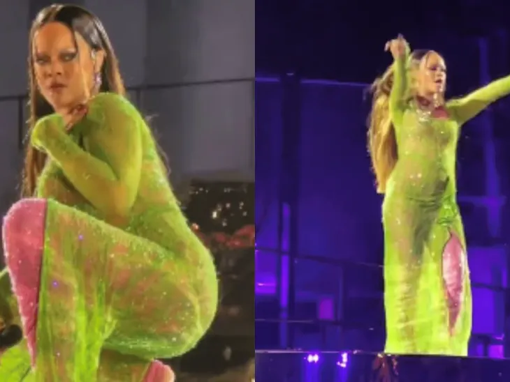 Rihanna performed her superhit songs 'Work', 'Wild Things', | Anant-Radhika Pre Wedding| Viral Vedio| | अनंत-राधिका प्री-वेंडिग: पॉप स्टार रिहाना ने अपने सुपरहिट गाने 'वर्क', 'डायमंड्स ...