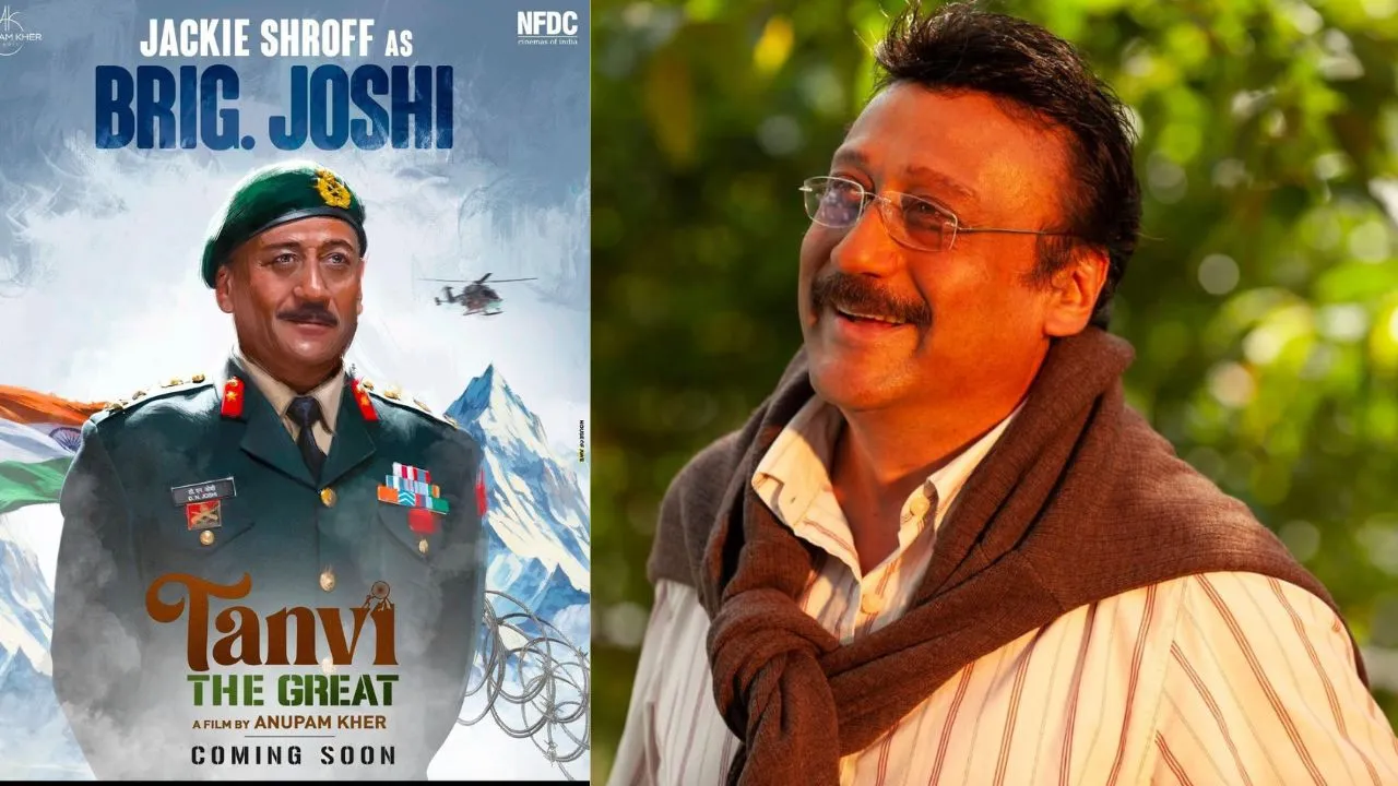 Don't make this film without me," Jackie Shroff told buddy-'director'  Anupam Kher who then cast him as 'joshila' Brig. Joshi in Tanvi The Great!  by Chaitanya Padukone