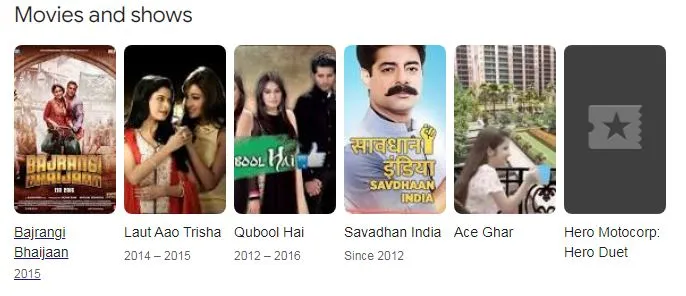 harshaali malhotra movies and tv shows