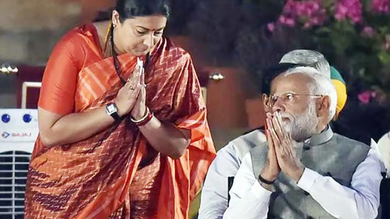 smriti irani in politics