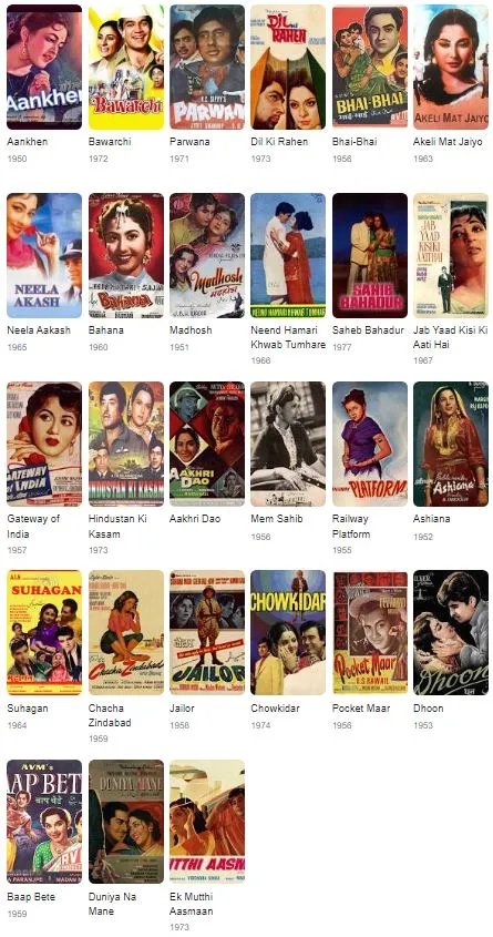 MADAN MOHAN MOVIES
