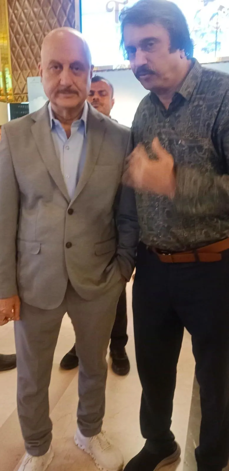 Anupam Kher with Chaitanya Padukone