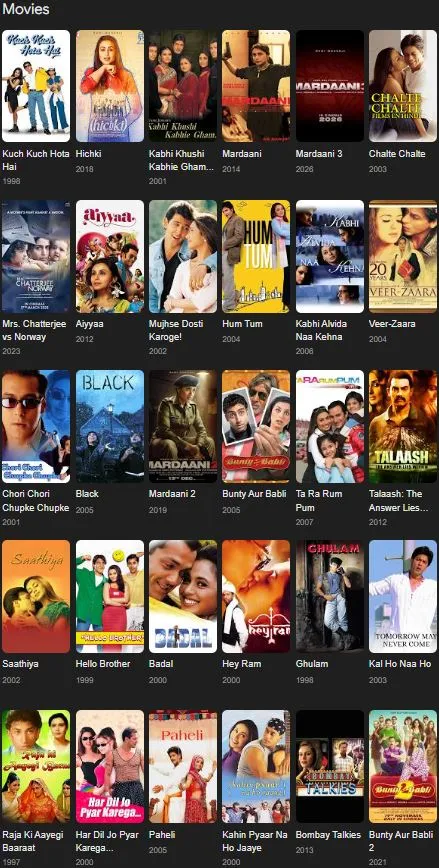 Rani Mukerji filmography: Rani has acted in around 44 films