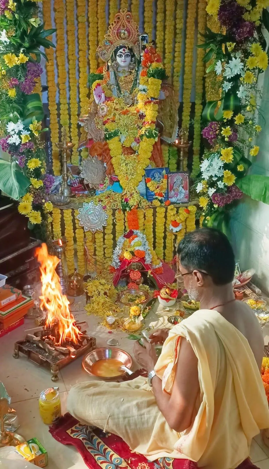 Jan 2026-Maa Saraswati Devi Puja at Lahiri House