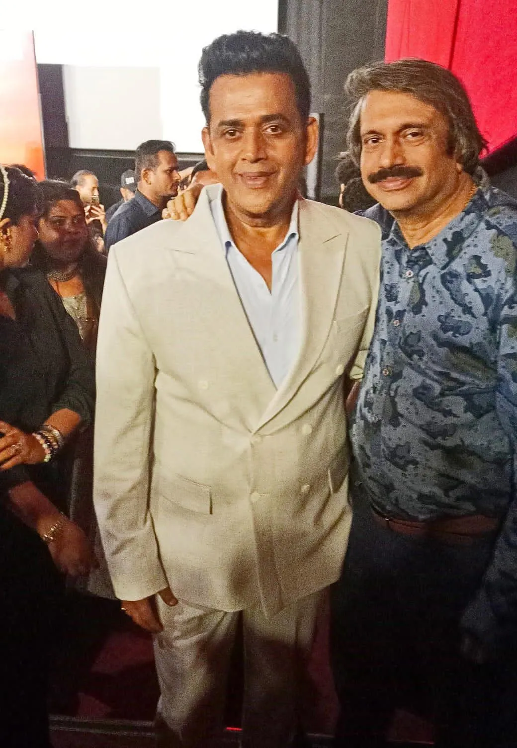 Superstar actor MP Ravi Kishan with Chaitanya Padukone