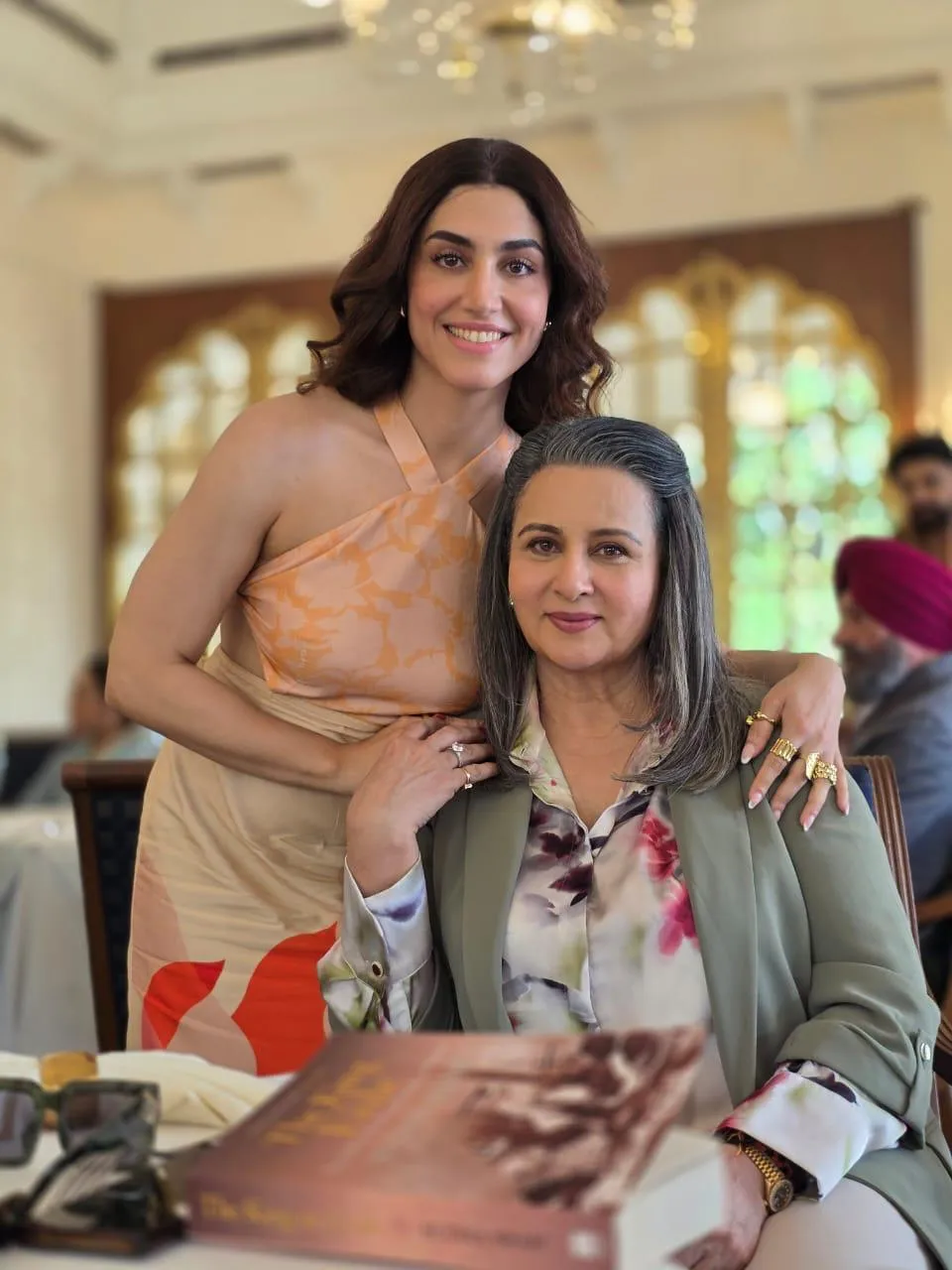 Delbar Arya with Poonam Dhillon Ma’am