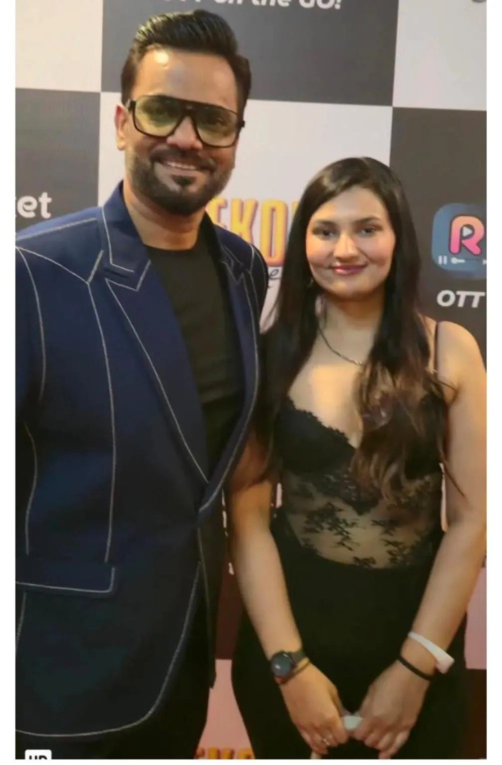 Kranti Shanbhag with celeb designer-model Shweta Dhillon