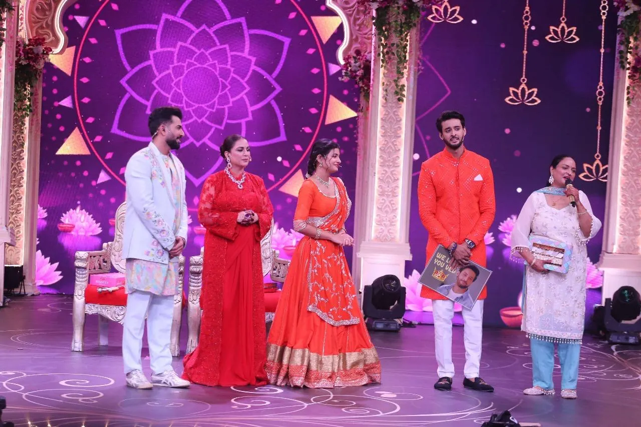 Shagun Pandey’s Mother Brings Diwali Surprise on Set