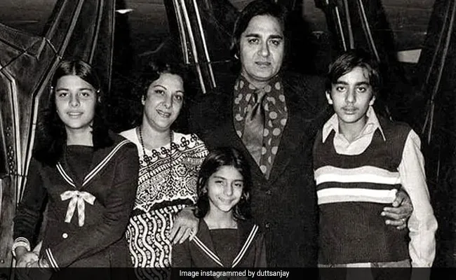 Sunil Dutt And Nargis In Sanjay Dutt's Old Is Gold Family Pic