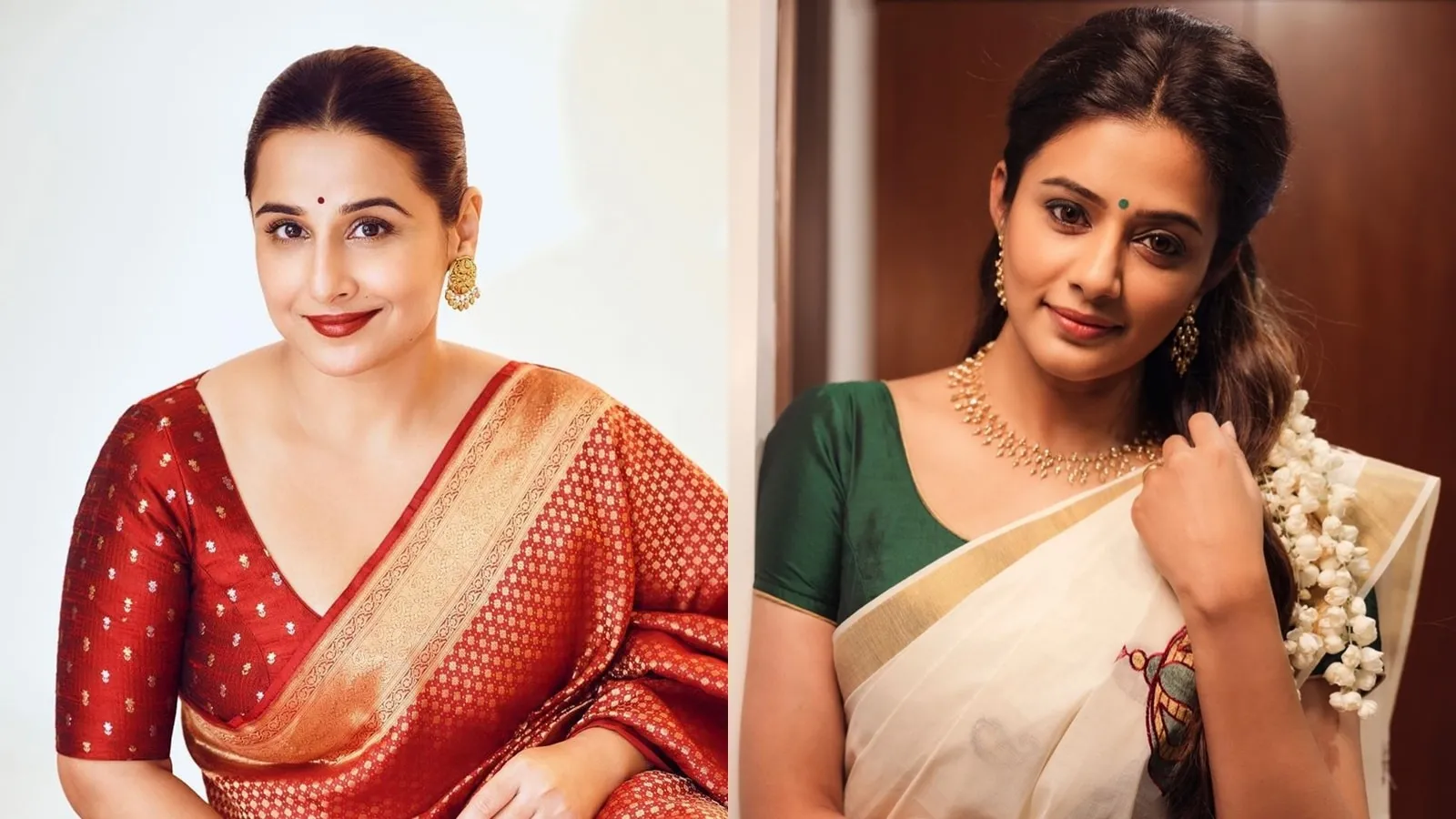 Priyamani with cousin Vidya Bala