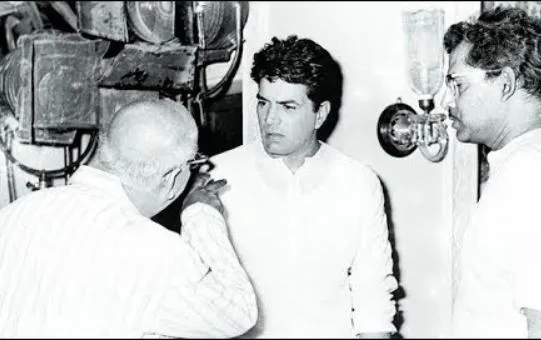 Dharmendra with Bimal roy