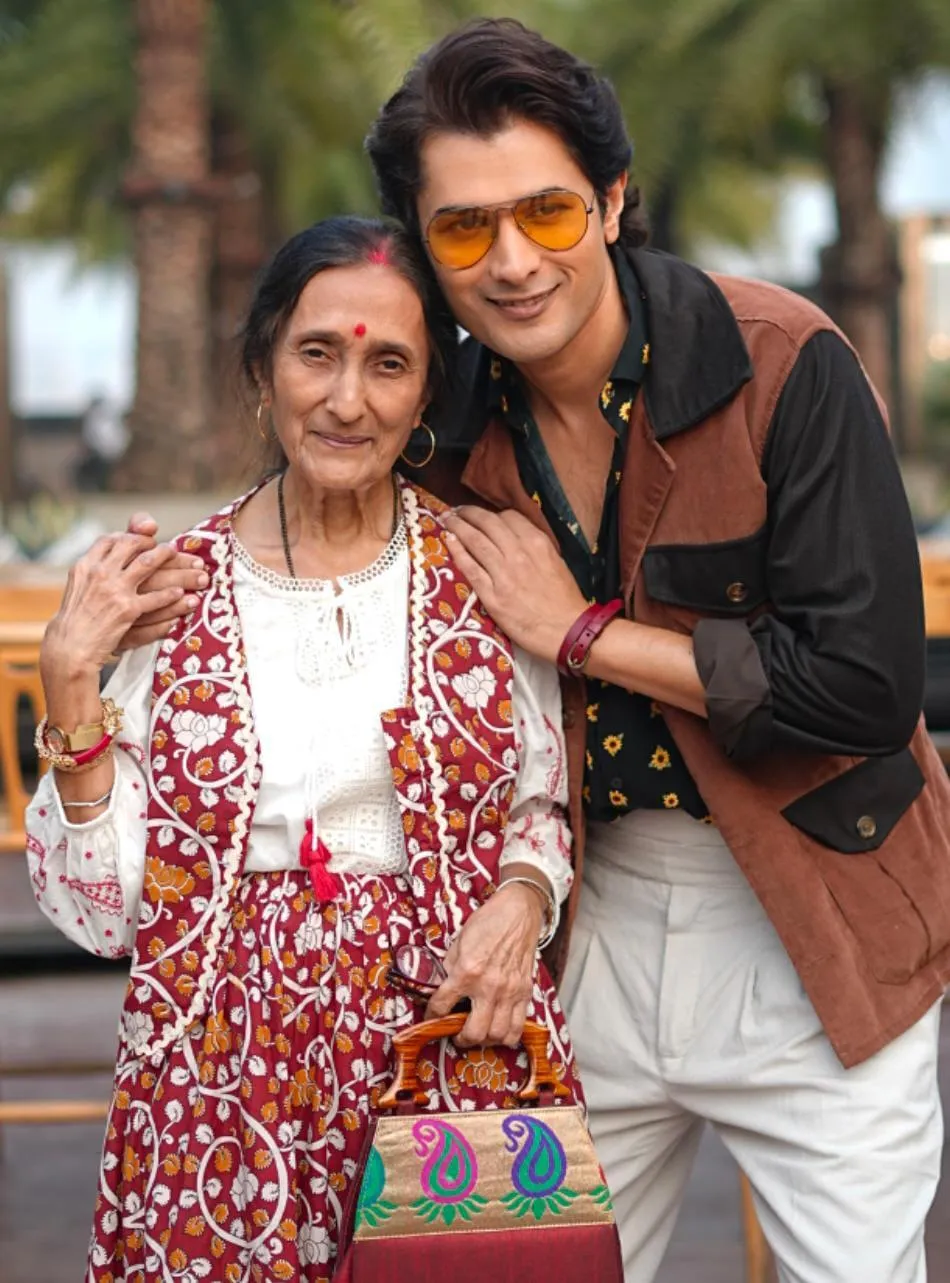 Same B'Day Bonding-- Abhay Vakil with his mother Asha Arun Vakil