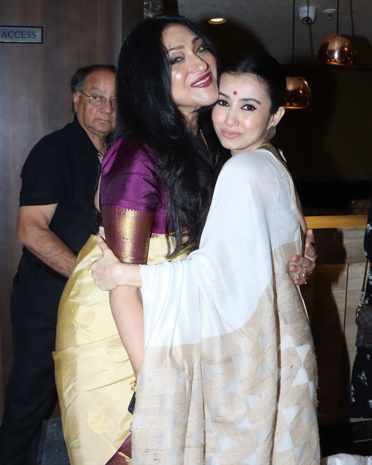 Rituparna Sengupta with Monami Ghosh