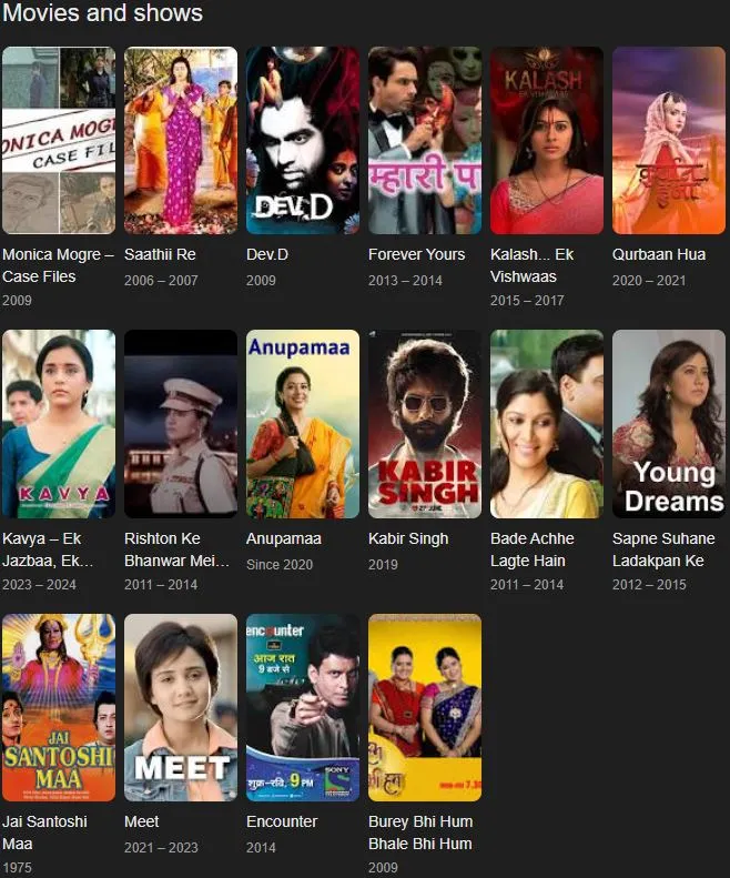 Parakh&rsquo;s movies and show