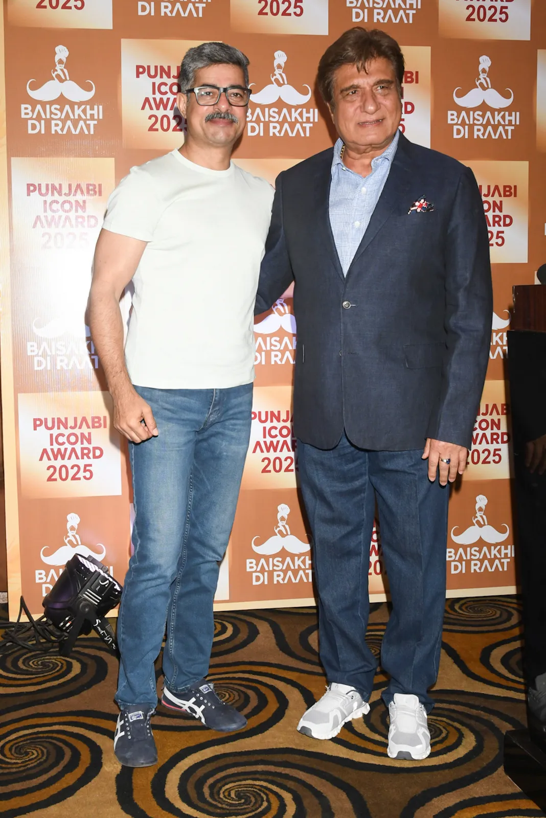 Sushant Singh with Raj Babbar