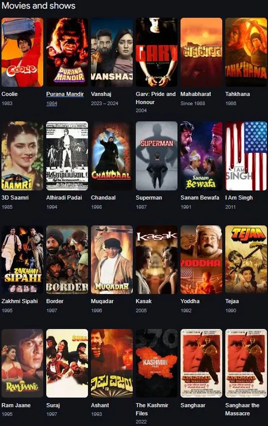 puneet issar movies and tv shows