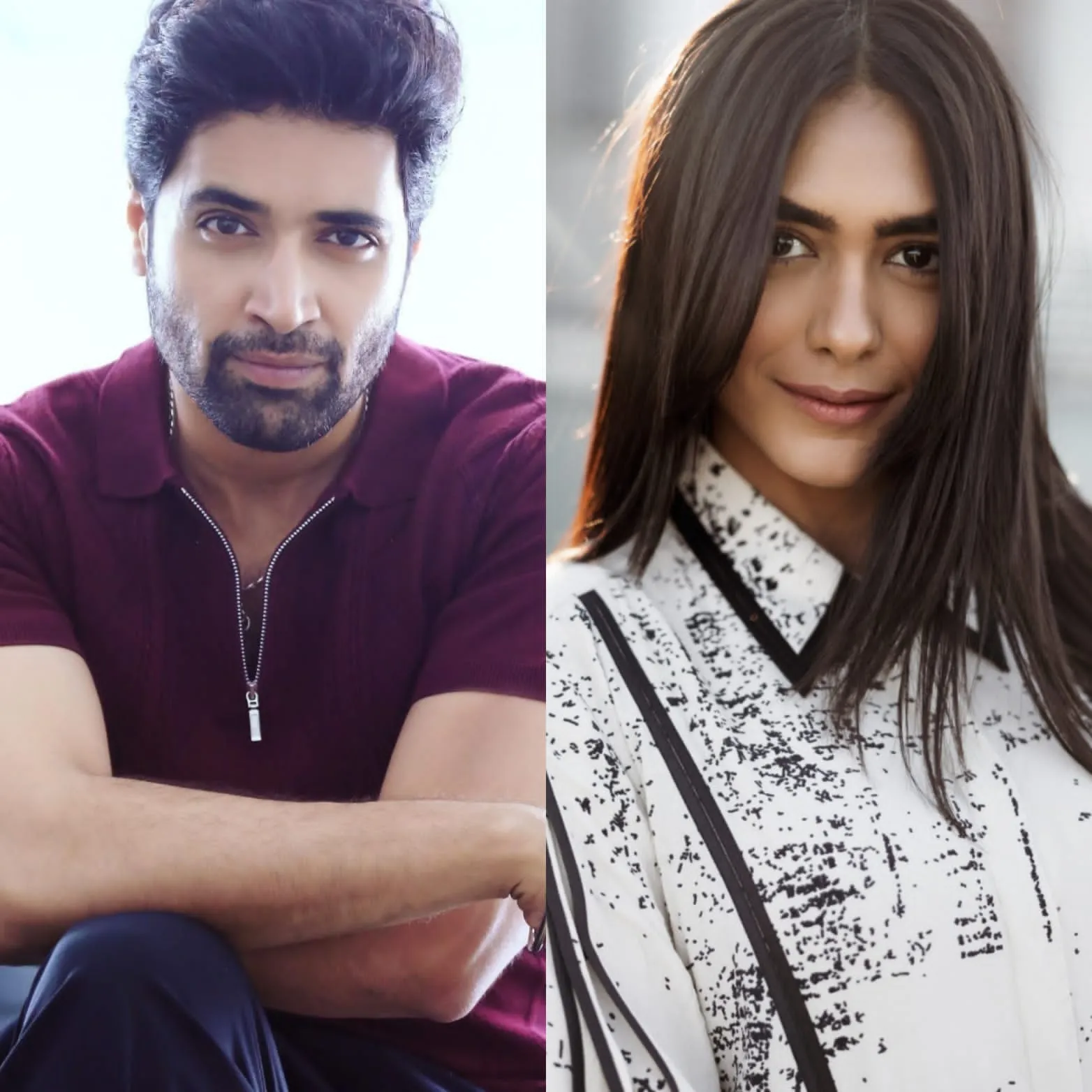 Adivi Sesh with Mrunal Thakur