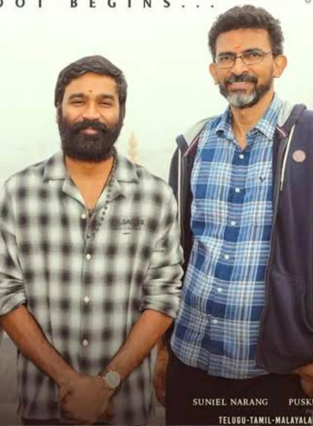 Kuberaa --Dhanush with director Sekhar Kammula