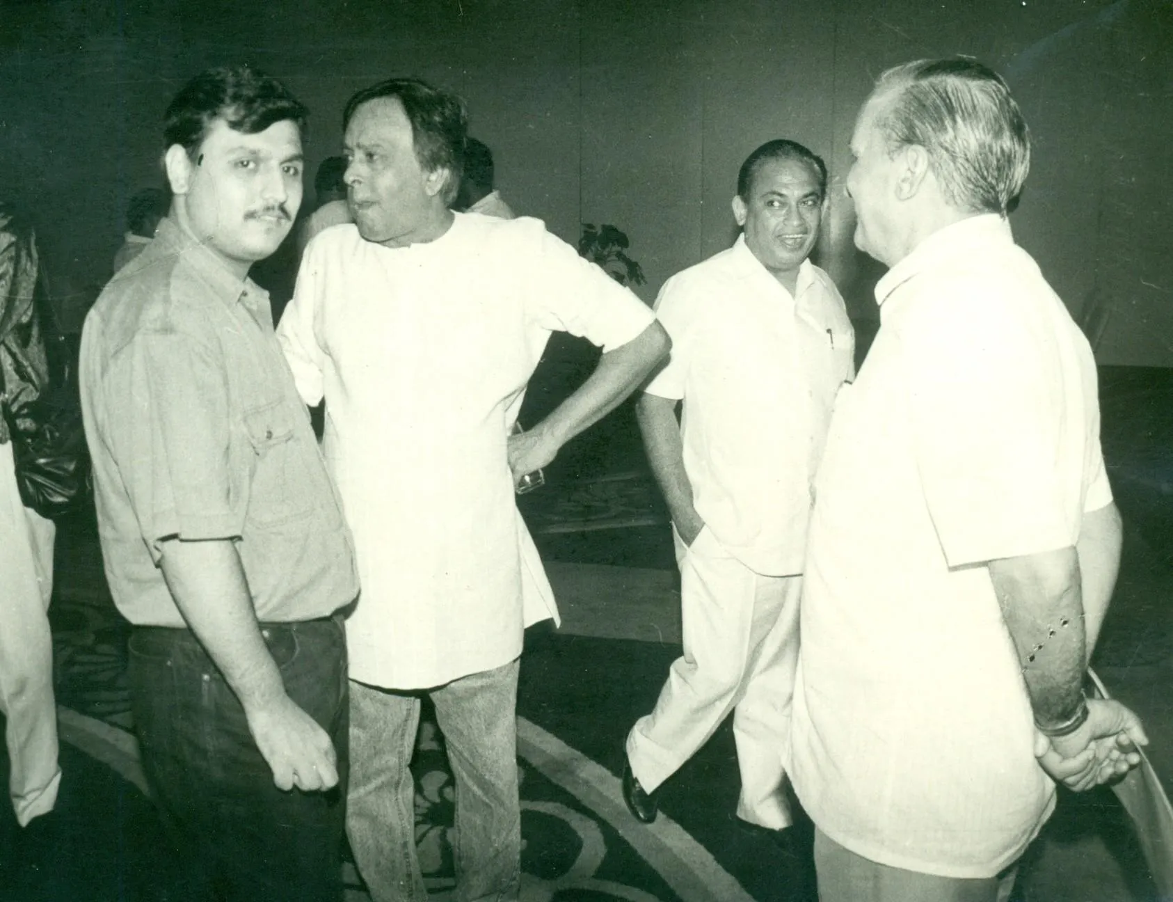 Aman Bajaj, PRO Gopal Pandey, P.K. Bajaj and J.N. Kumar