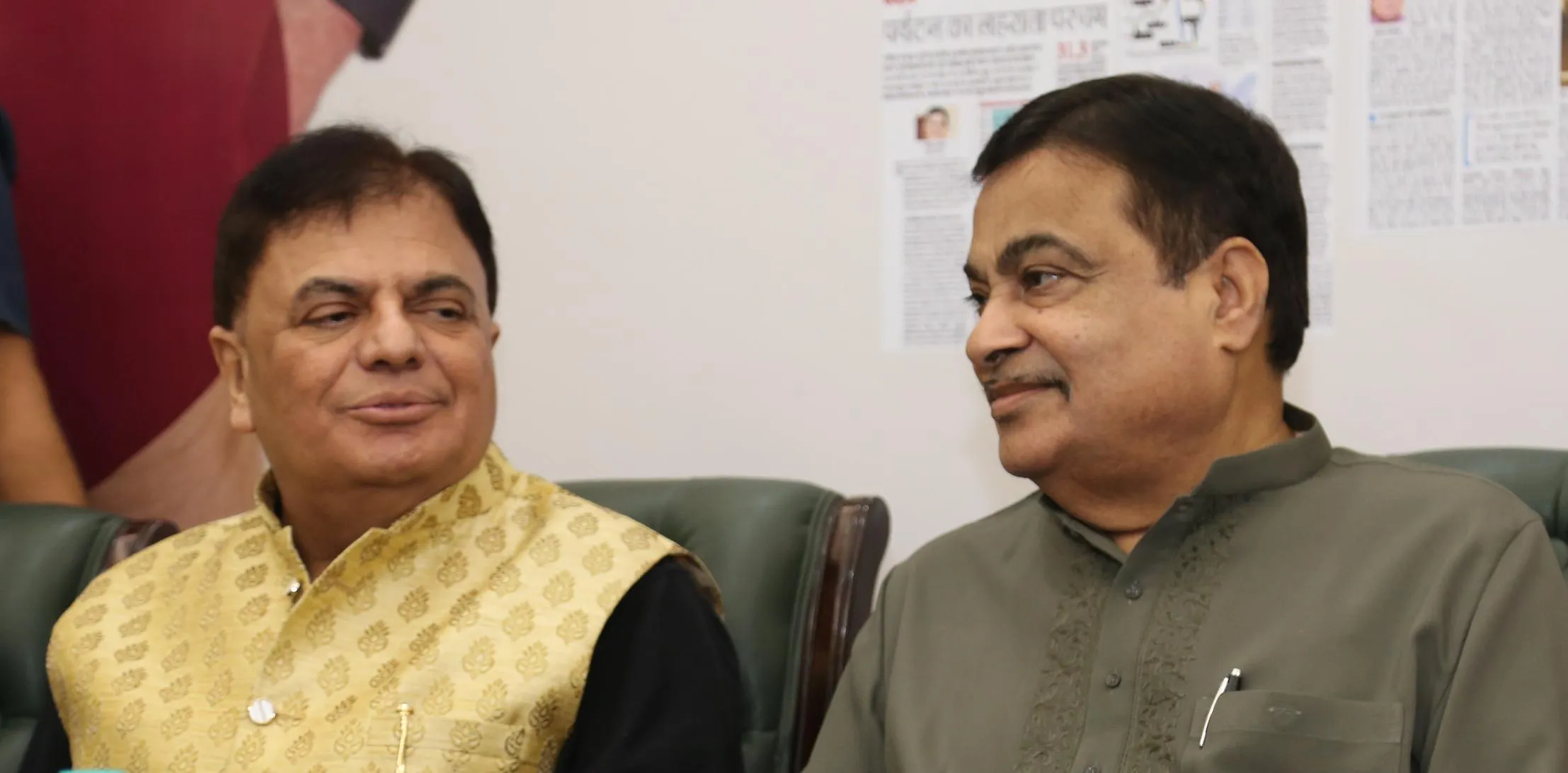 Pradeep Sardana with Nitin Gadkari