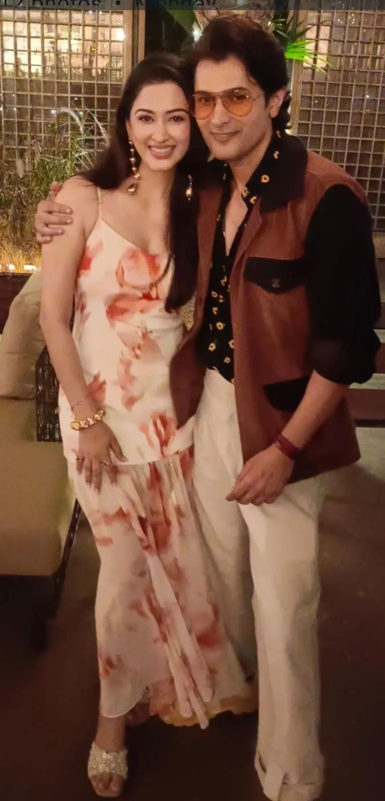 Star artiste Eshaanya Maheshwari  with romantic ex-co-star Abhay Vakil