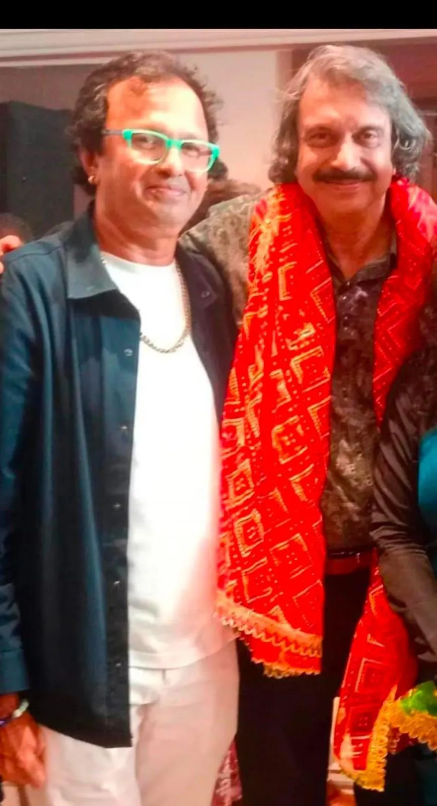 Composer Nikhil Kamath with journalist Chaitanya Padukone