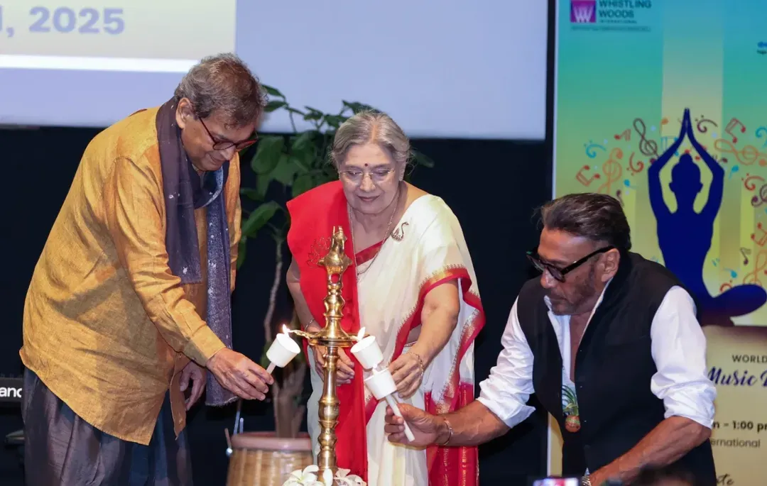 Whistling Woods International Celebrated International Yoga Day 2025