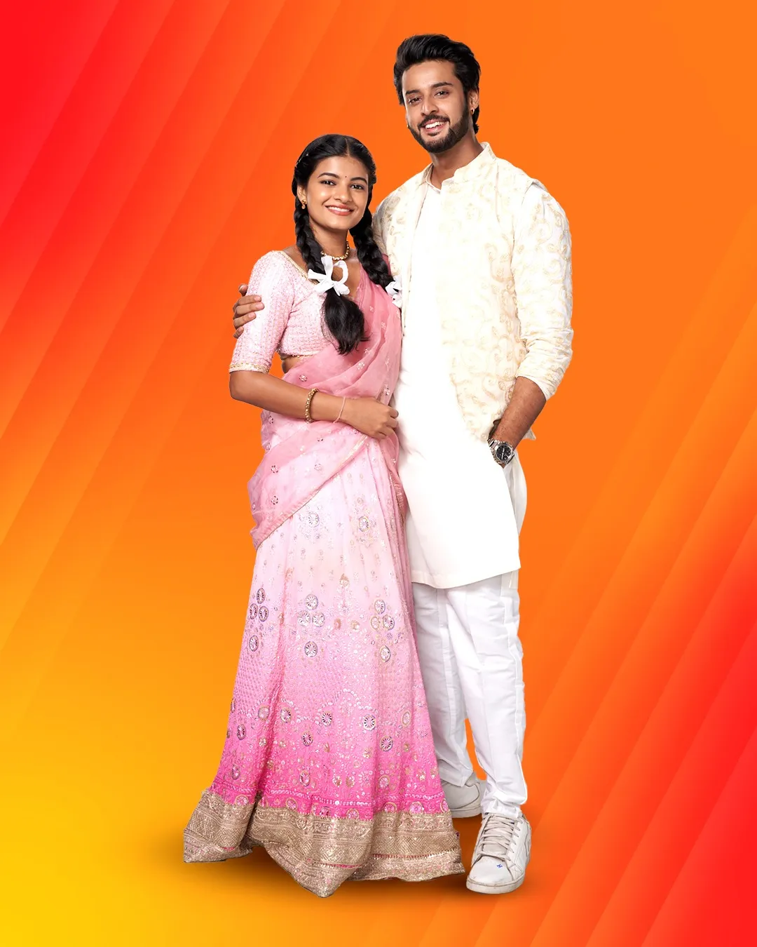Shagun Pandey a.k.a. Ved and Mohak Matkar a.k.a. Saru from Zee TV's Saru