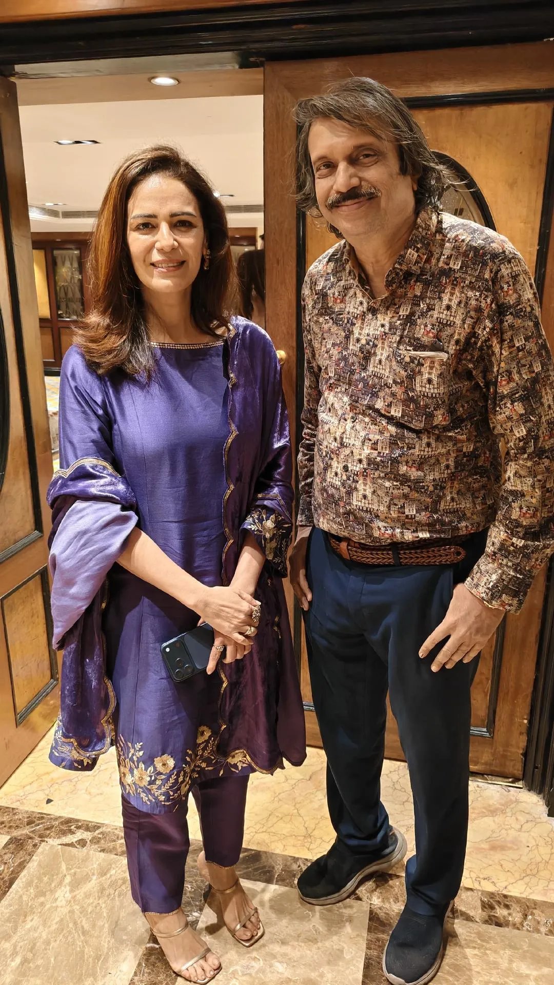 Popular star actress Mona Singh with Chaitanya Padukone