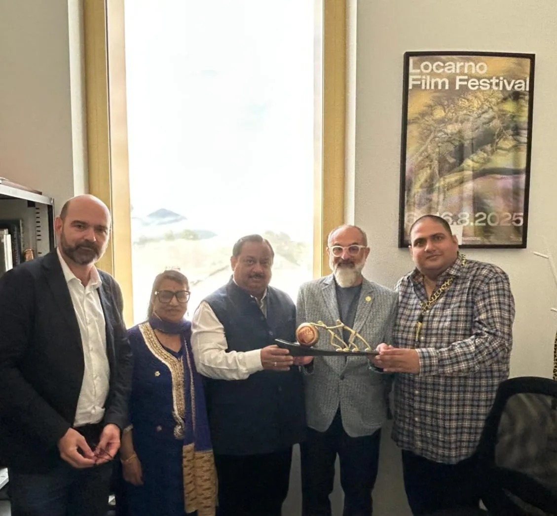 IMPPA PRESIDENT ABHAY SINHA SHINES LOCARNO FILM FESTIVAL