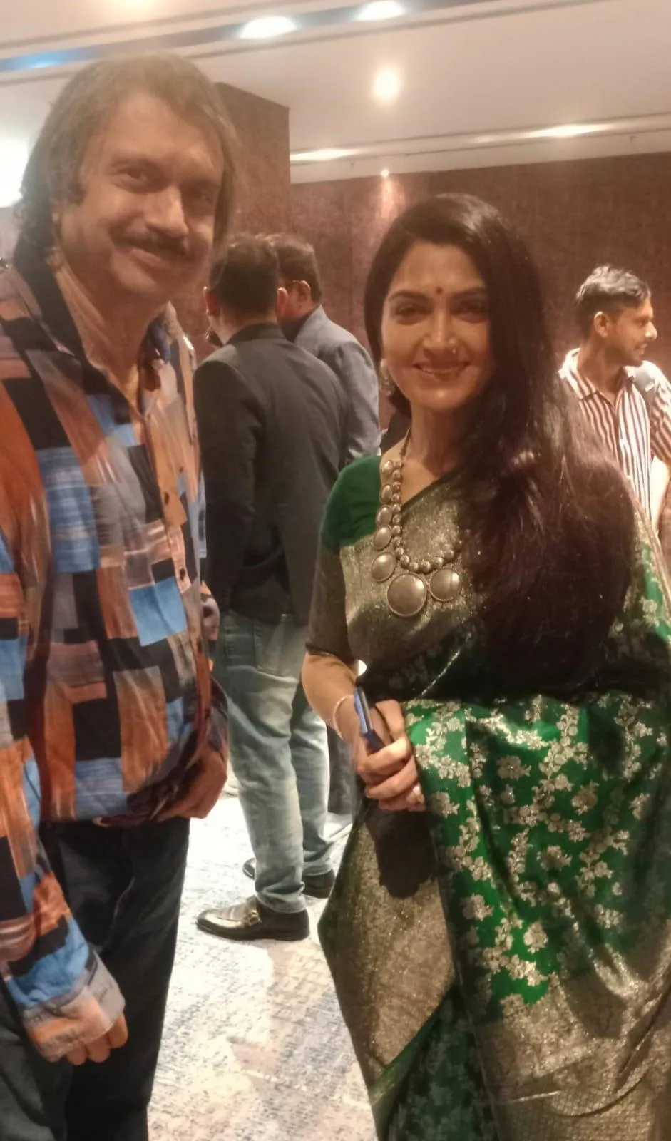 South top star Khushboo Sundar with Chaitanya Padukone