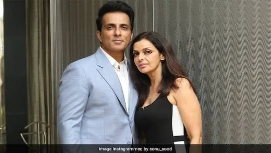 Sonu Sood with wife Sonali Sood