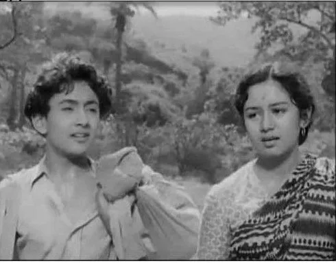 Nanda. &. Satish Vyas in Toofan aur diya 1956