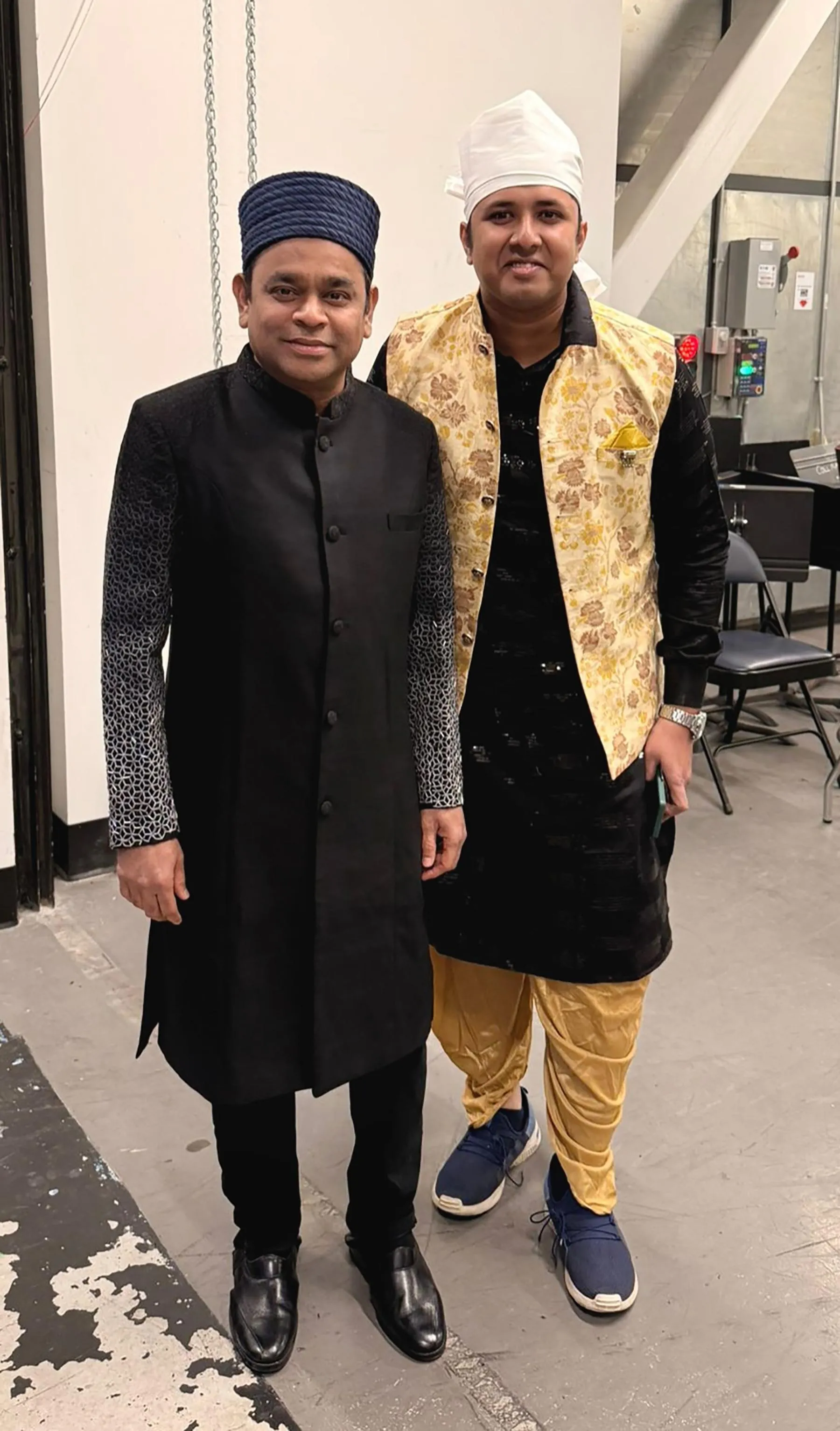 A.R. Rahman and Faiz Mustafa
