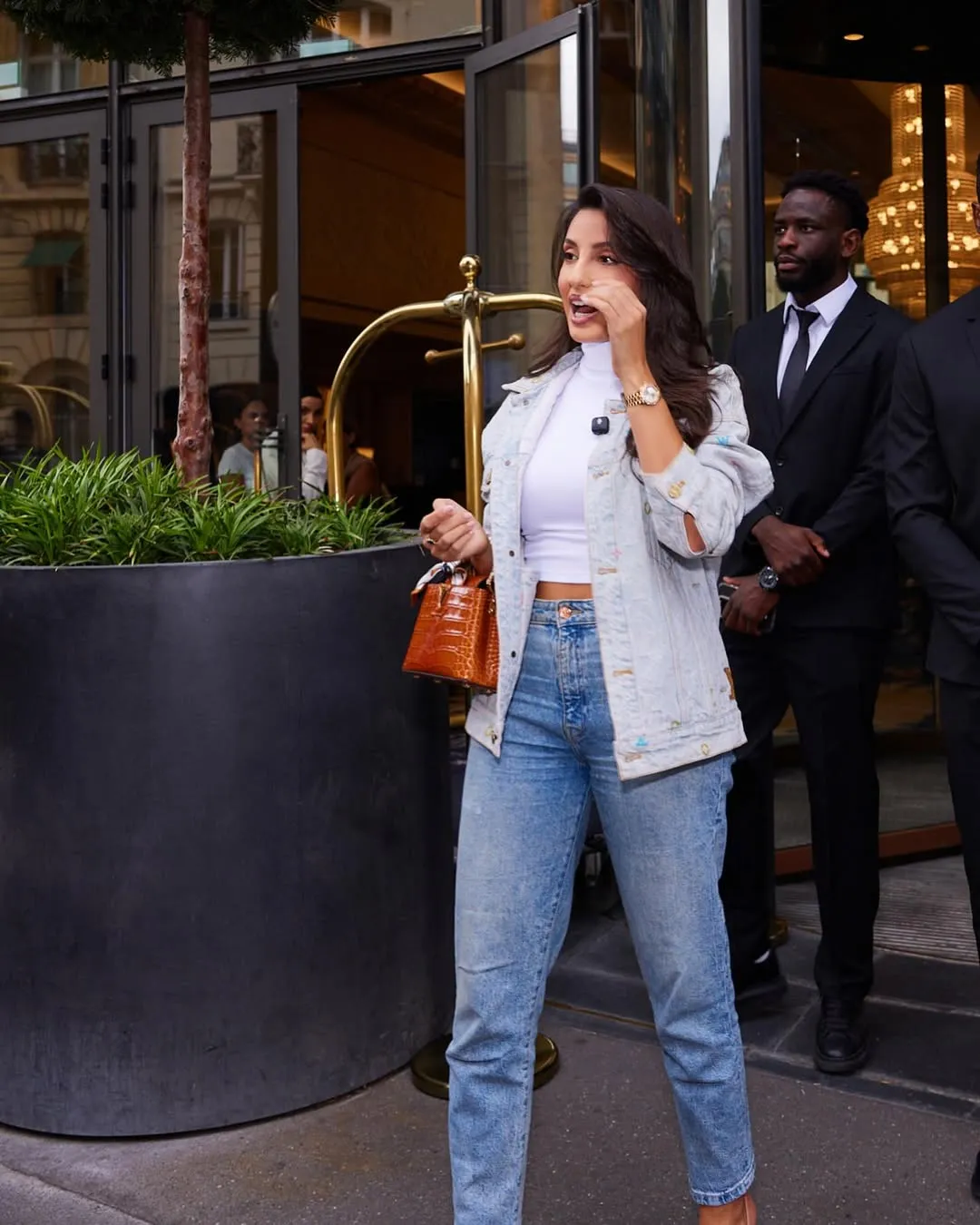 Nora Fatehi Returns to Paris Fashion Week