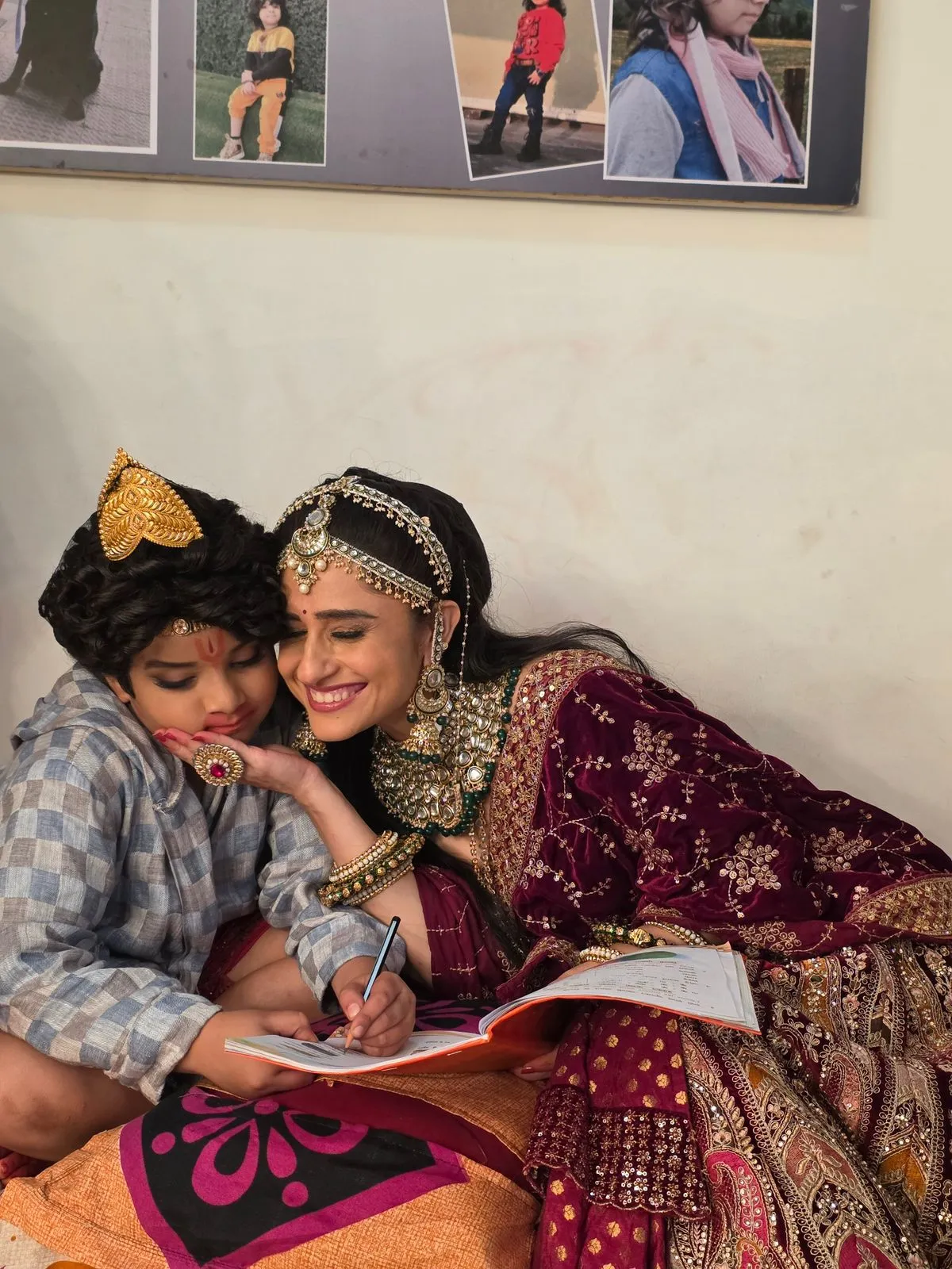 Veer Hanuman: Hunar Hali Tutors Aan Tiwari in Sanskrit On Set