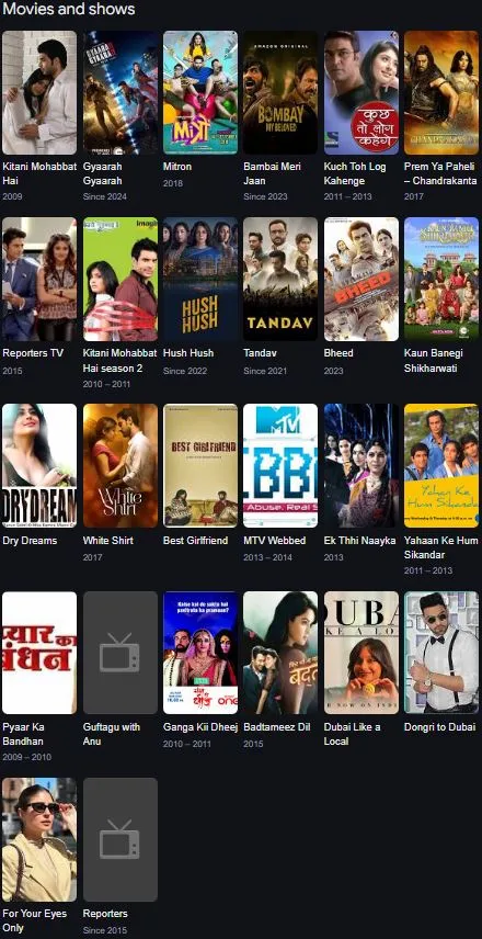 Actress Kritika Kamra films & TV Shows